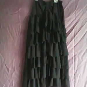 Strapless mini dress